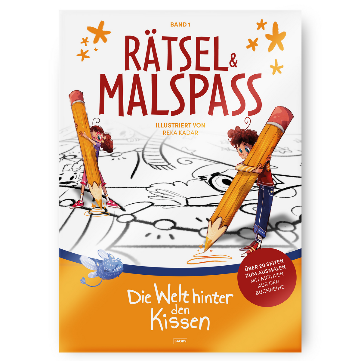 Rätsel & Malspaß - Die Welt hinter den Kissen - Band 1