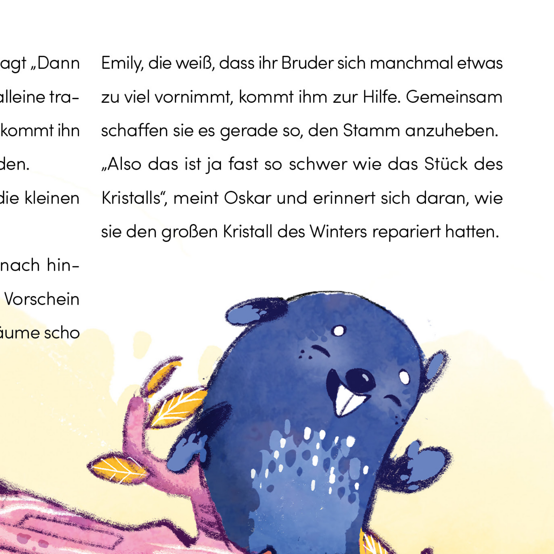 Beispielseite mit Entscheidungsmöglichkeit aus Band 3: Die verlorenen Farben