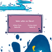 Innenseite aus Band 3 – interaktives Kinderbuch ab 6 Jahren (Die Welt hinter den Kissen)