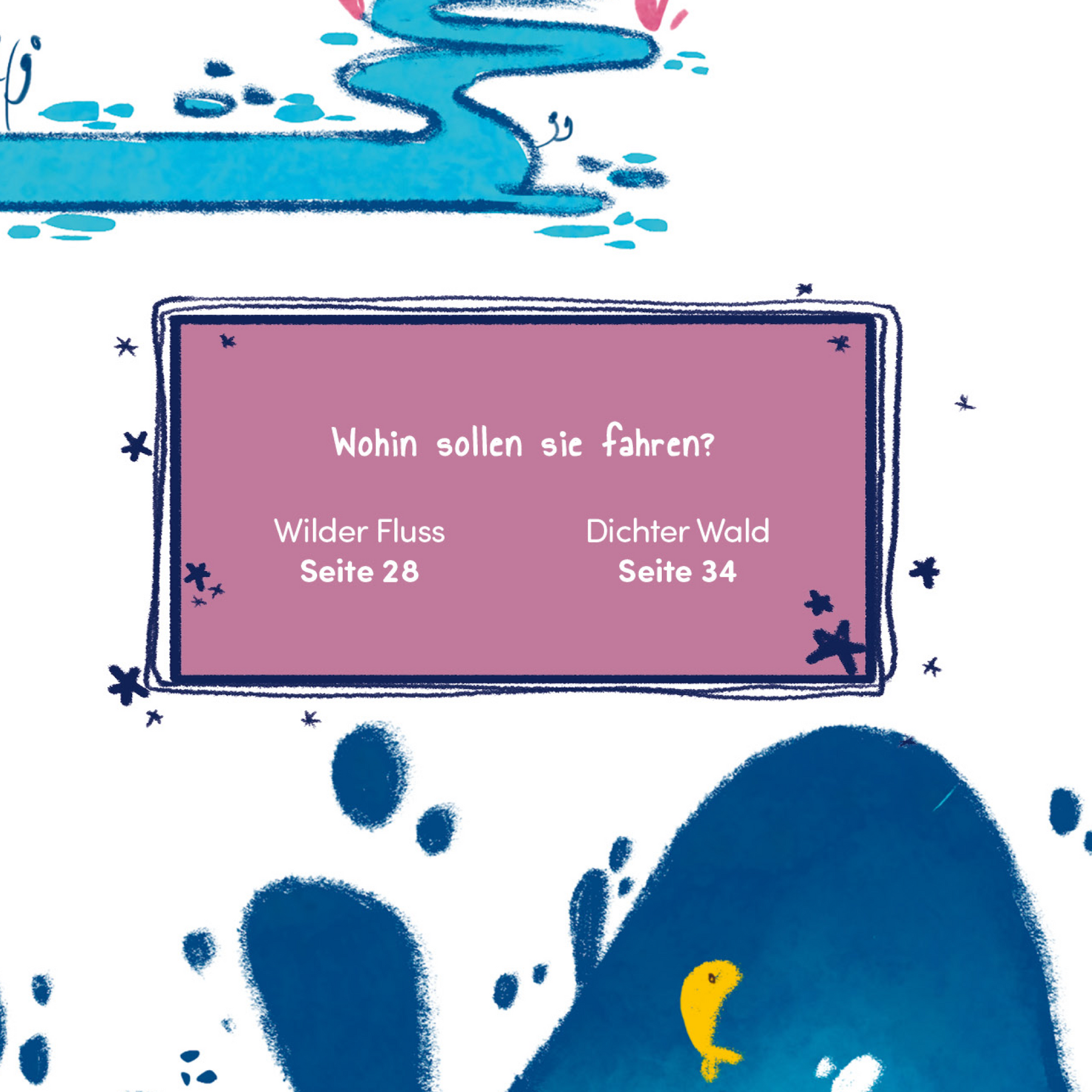 Innenseite aus Band 3 – interaktives Kinderbuch ab 6 Jahren (Die Welt hinter den Kissen)